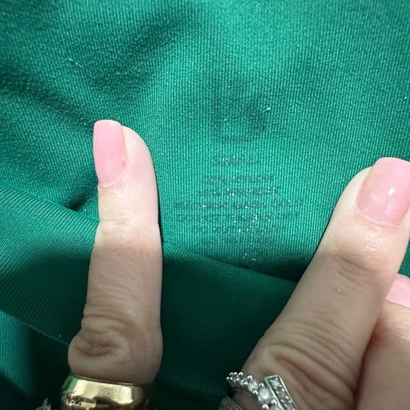 Buffbunny Collection Vibrant Green Leggings size Small EUC - Picture 6 of 6